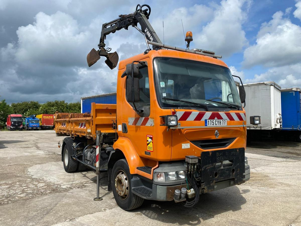 Renault Midlum 180 - Tipper, Crane truck: picture 2 Renault Midlum 180 - Tipper, Crane truck: picture 2
