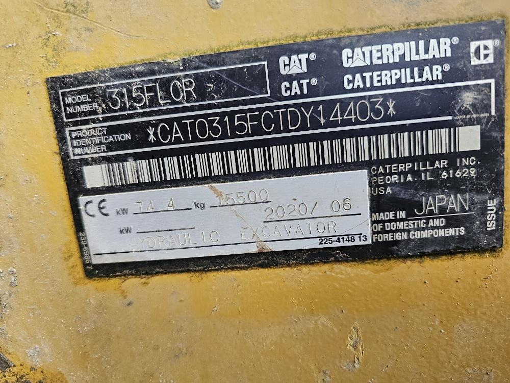 Cat 315 F LCR - Crawler excavator: picture 5 Cat 315 F LCR - Crawler excavator: picture 5