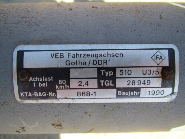 Gotha  - Axle and parts for Construction machinery: picture 5 Gotha  - Axle and parts for Construction machinery: picture 5