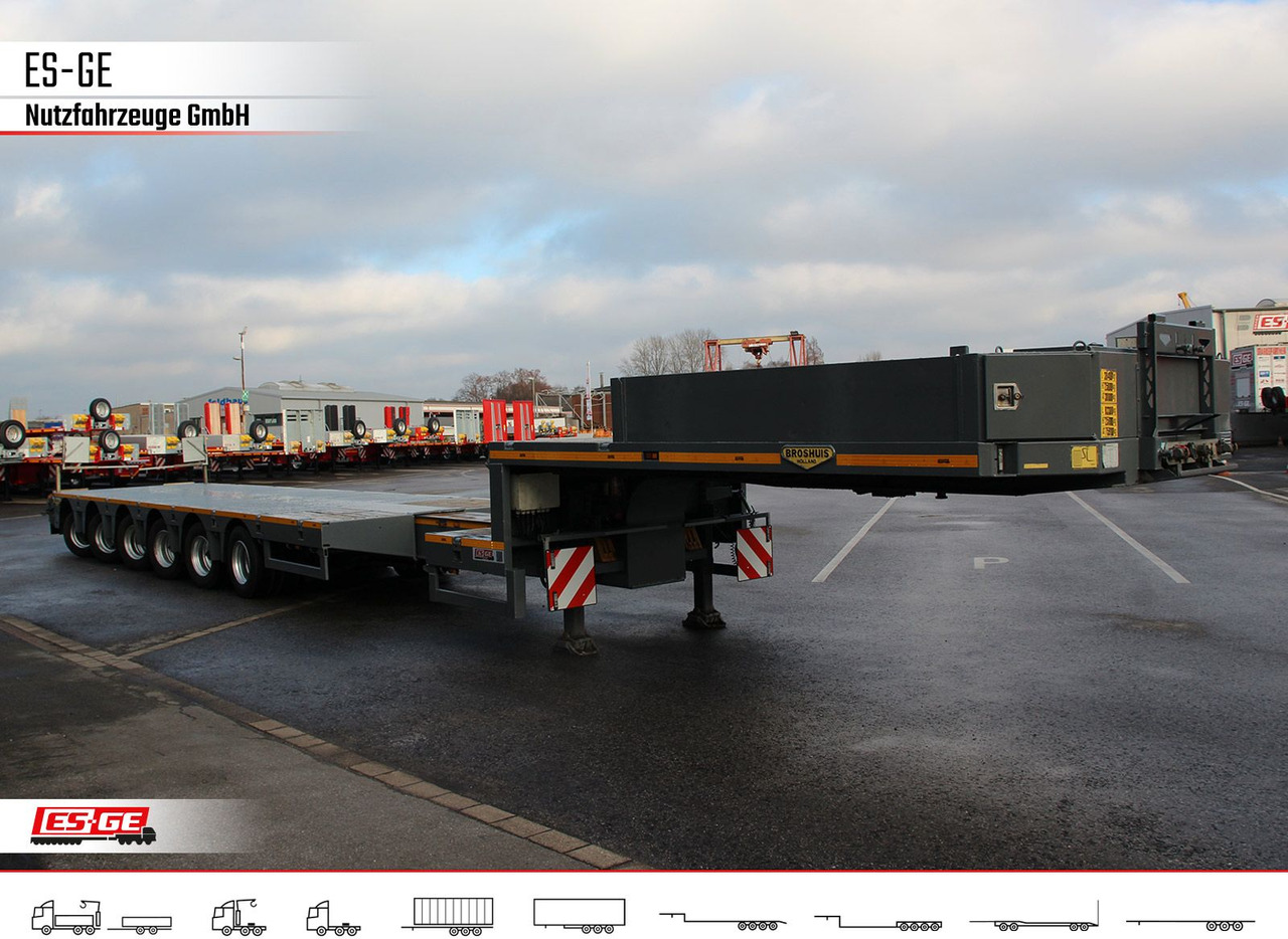 Broshuis 6-Achs-Satteltieflader - teleskopierbar - Low loader semi-trailer: picture 3 Broshuis 6-Achs-Satteltieflader - teleskopierbar - Low loader semi-trailer: picture 3