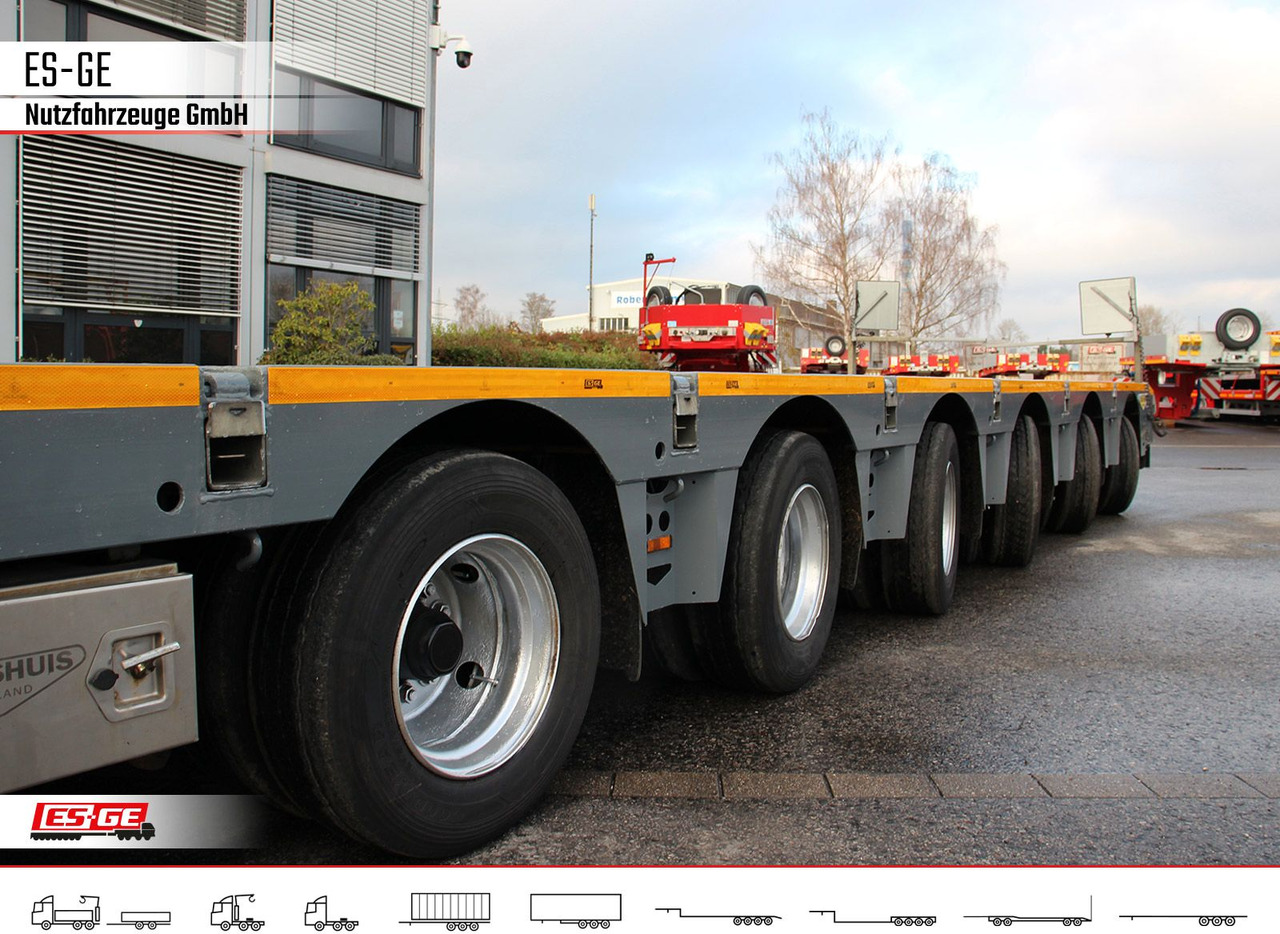 Broshuis 6-Achs-Satteltieflader - teleskopierbar - Low loader semi-trailer: picture 4 Broshuis 6-Achs-Satteltieflader - teleskopierbar - Low loader semi-trailer: picture 4