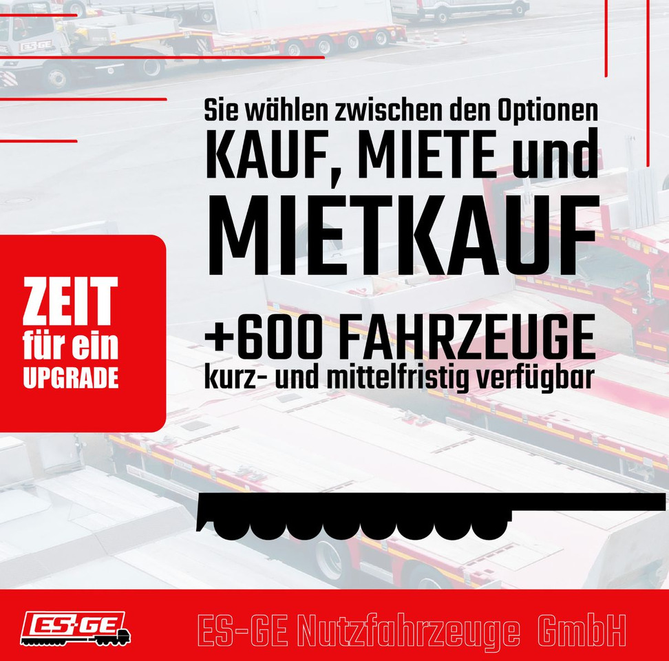 Dinkel 3-Achs-Jumbotieflader - 2tlg. Rampen - Low loader semi-trailer: picture 3 Dinkel 3-Achs-Jumbotieflader - 2tlg. Rampen - Low loader semi-trailer: picture 3