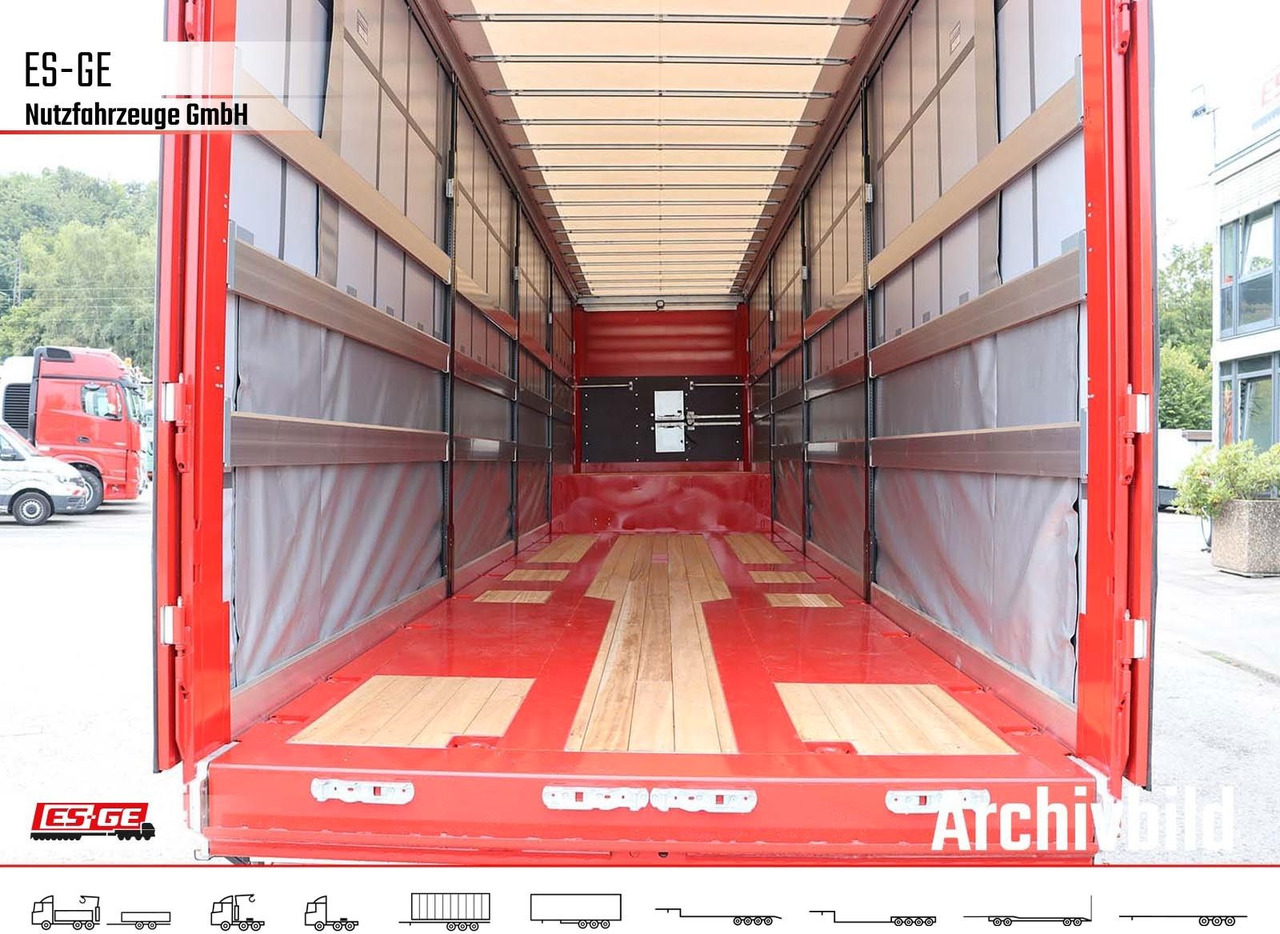 ES-GE 4-Achs-Satteltieflader mit Curtainsider-Aufbau - Low loader semi-trailer: picture 2 ES-GE 4-Achs-Satteltieflader mit Curtainsider-Aufbau - Low loader semi-trailer: picture 2