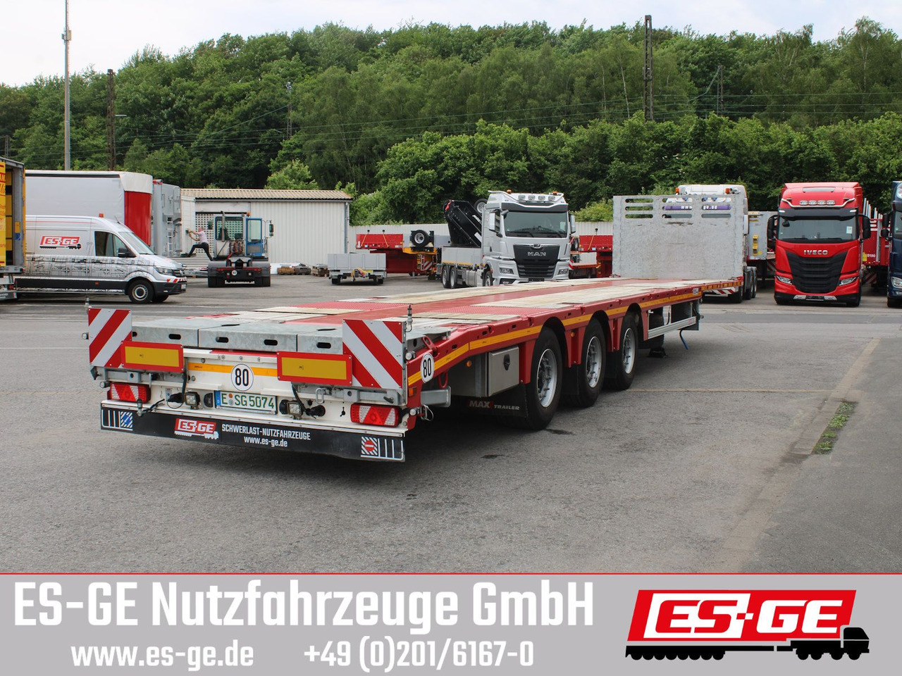 Faymonville MAX Trailer MAX200 Sattelanhänger Megatrailer - Dropside/ Flatbed semi-trailer: picture 3 Faymonville MAX Trailer MAX200 Sattelanhänger Megatrailer - Dropside/ Flatbed semi-trailer: picture 3