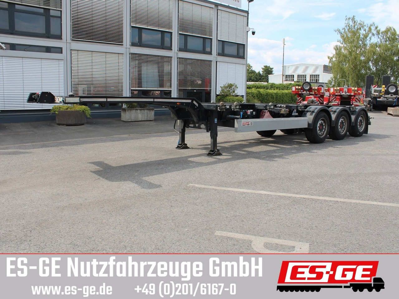 Kögel Port 40 simplex, pneumatischer Heckausschub - Container transporter/ Swap body semi-trailer: picture 2 Kögel Port 40 simplex, pneumatischer Heckausschub - Container transporter/ Swap body semi-trailer: picture 2