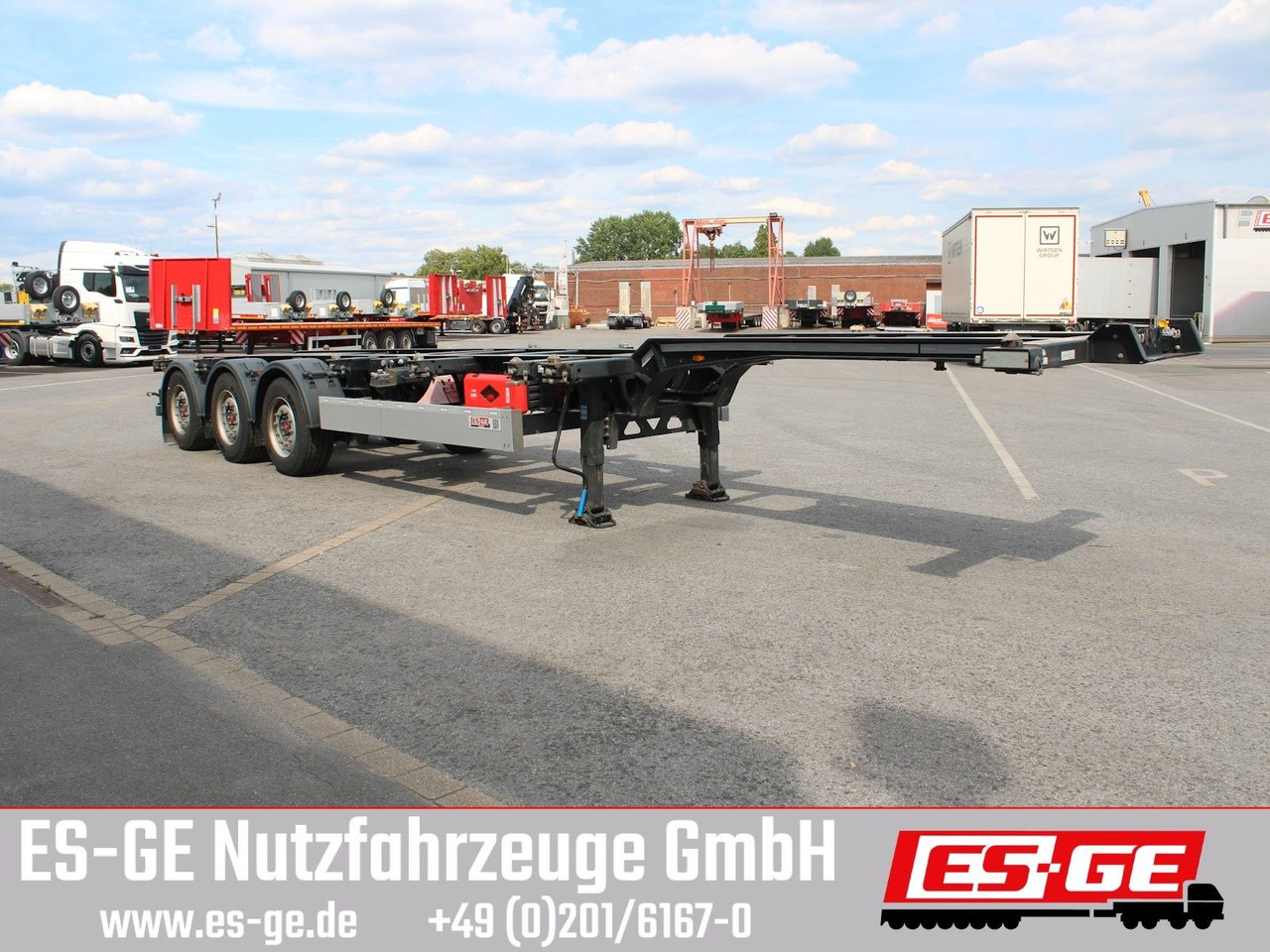 Kögel Port 40 simplex, pneumatischer Heckausschub - Container transporter/ Swap body semi-trailer: picture 4 Kögel Port 40 simplex, pneumatischer Heckausschub - Container transporter/ Swap body semi-trailer: picture 4
