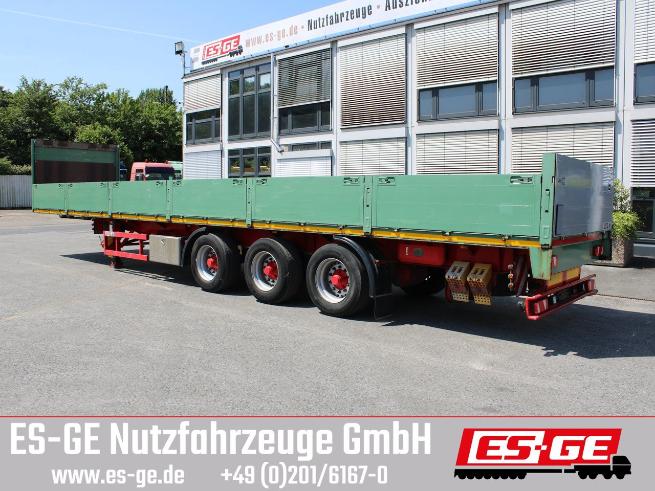 Schmidt 3-Achs-Sattelanhänger - Dropside/ Flatbed semi-trailer: picture 2 Schmidt 3-Achs-Sattelanhänger - Dropside/ Flatbed semi-trailer: picture 2
