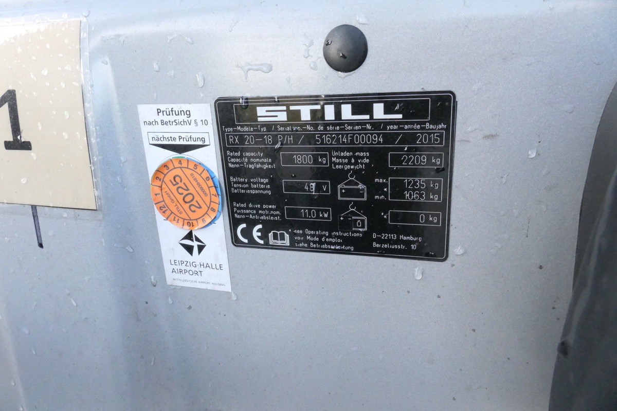 Truck mounted forklift STILL RX 20-18P/H 4-RAD DUPLEX Lange Gabeln!: picture 11