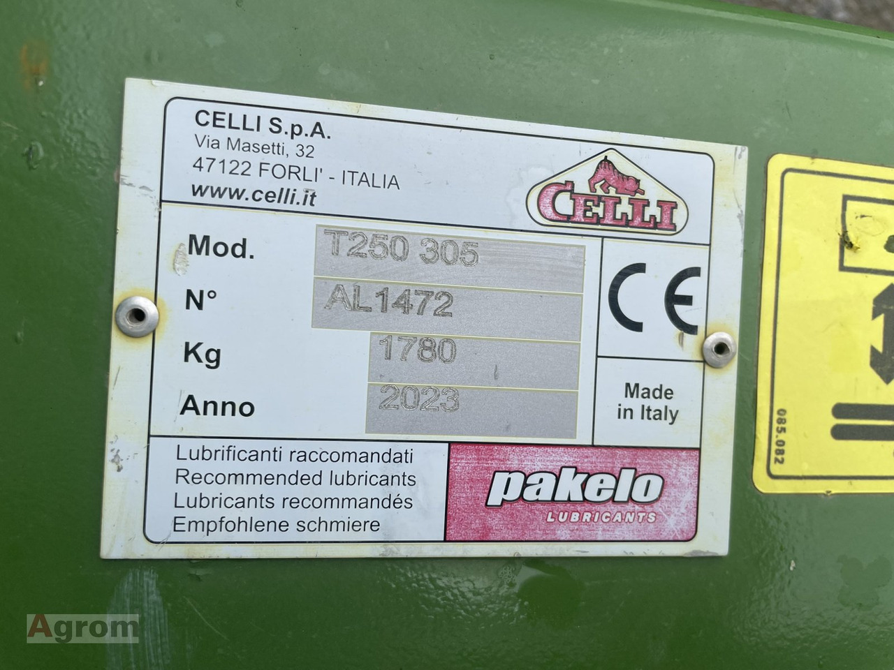 Rotavator Celli TIger T250 - 305: picture 10