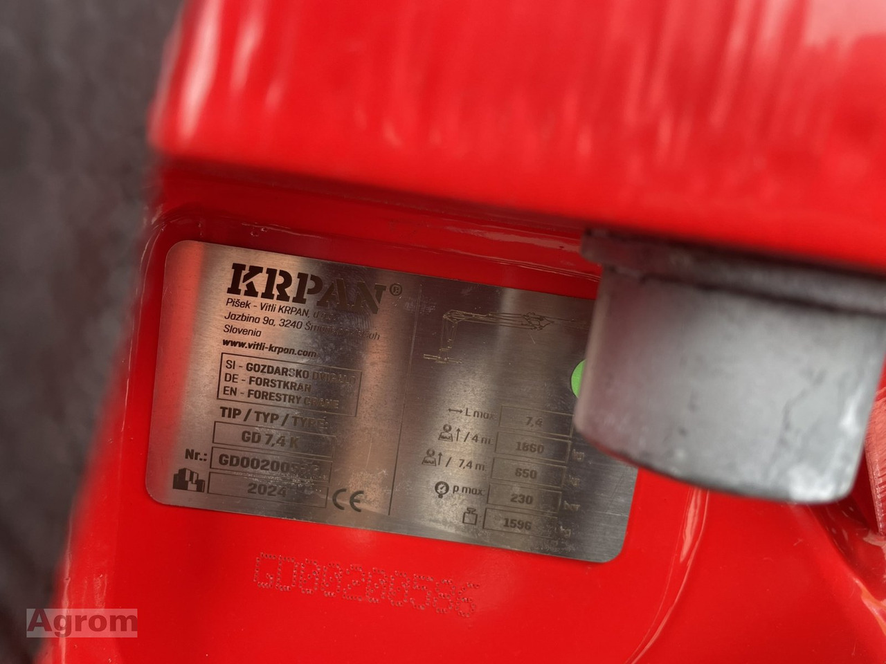 New Forestry trailer Krpan GP 14 DF + Kran 7,4 K: picture 11