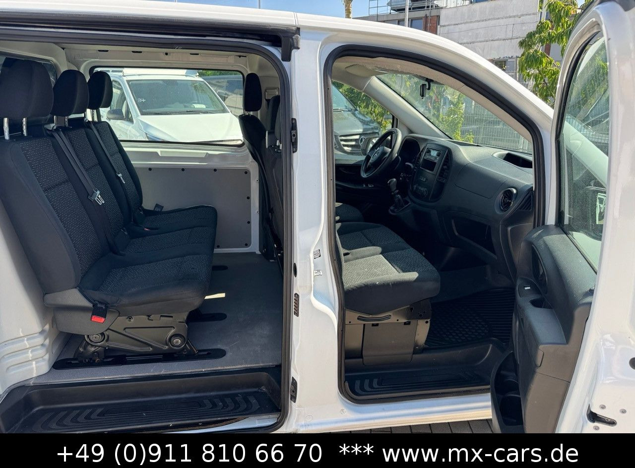 Passenger van Mercedes-Benz Vito 110 CDi lang Doka Mixto 6 Sitze Klima: picture 17