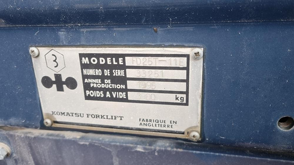 Diesel forklift Komatsu FD25T: picture 8