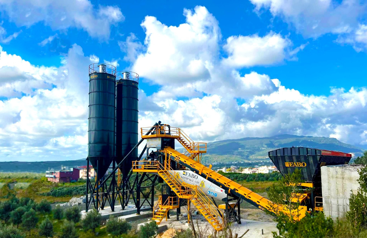 FABO COMPACT-110 CONCRETE PLANT | CONVEYOR TYPE - Concrete plant: picture 1 FABO COMPACT-110 CONCRETE PLANT | CONVEYOR TYPE - Concrete plant: picture 1