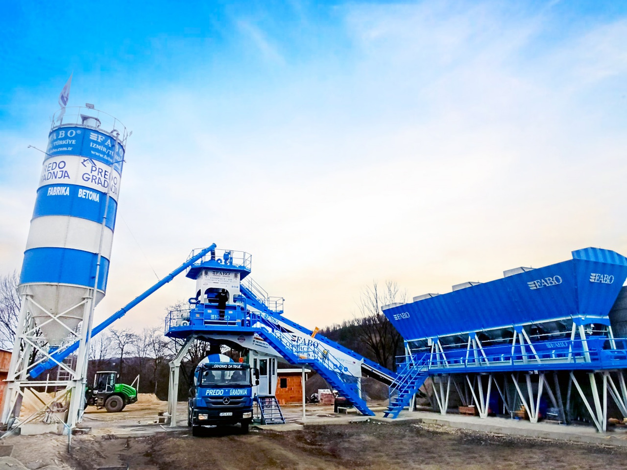 FABO COMPACT-110 CONCRETE PLANT | CONVEYOR TYPE - Concrete plant: picture 1 FABO COMPACT-110 CONCRETE PLANT | CONVEYOR TYPE - Concrete plant: picture 1