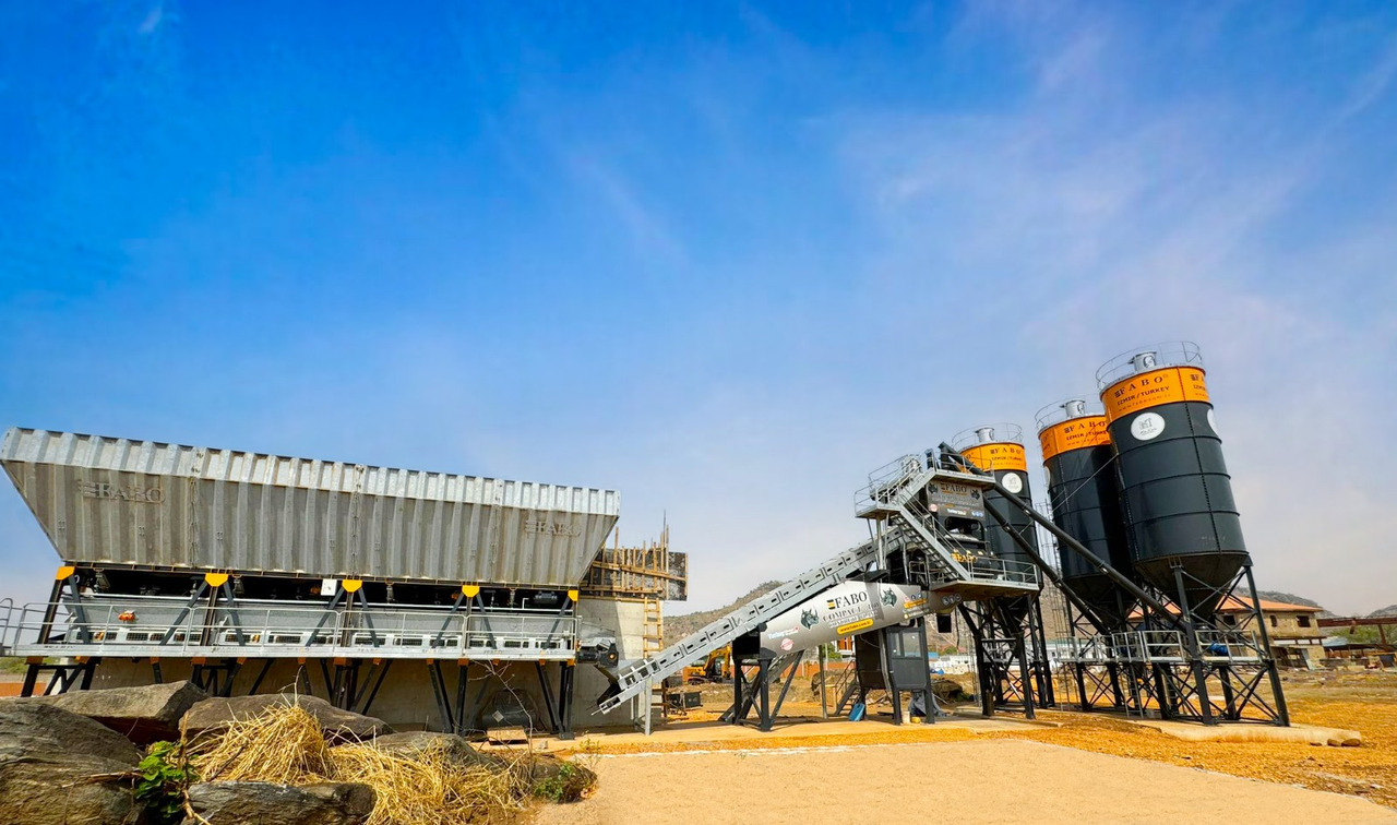 FABO COMPACT-160 CONCRETE PLANT | CONVEYOR TYPE - Concrete plant: picture 1 FABO COMPACT-160 CONCRETE PLANT | CONVEYOR TYPE - Concrete plant: picture 1