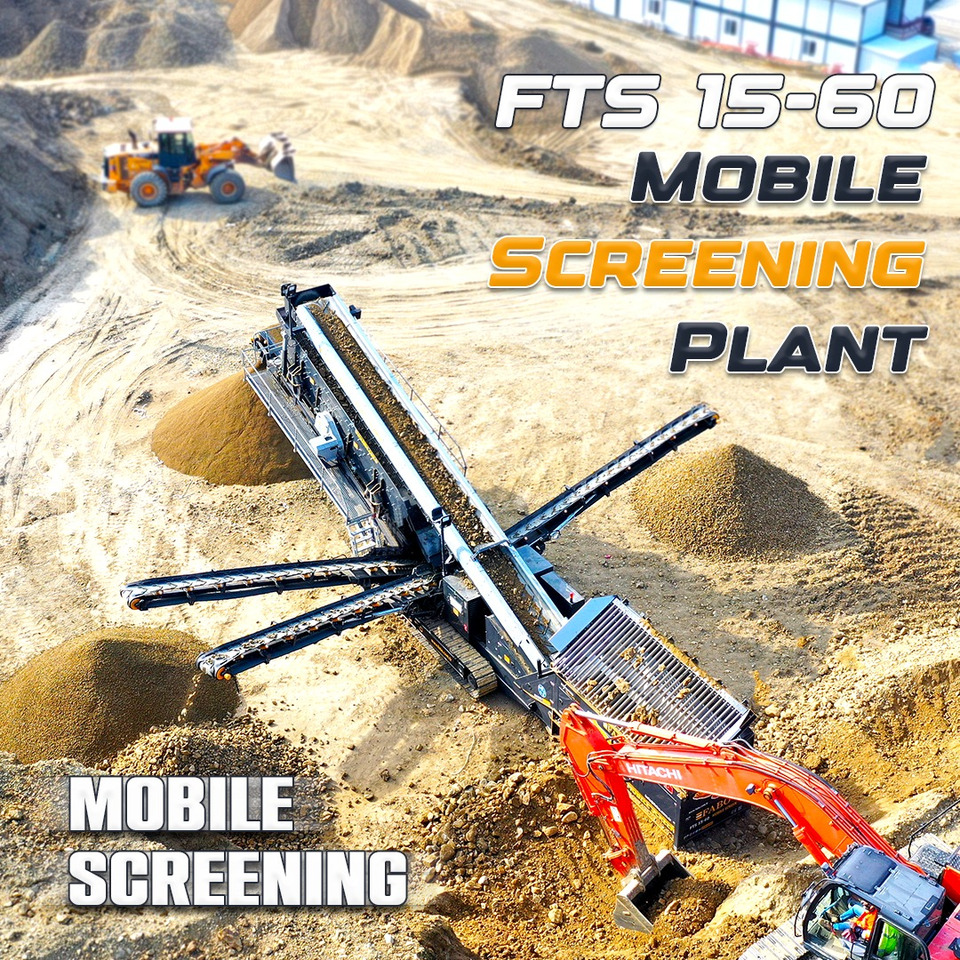 FABO FTS 15-60 MOBILE SCREENING PLANT 500-600 TPH - Screener: picture 1 FABO FTS 15-60 MOBILE SCREENING PLANT 500-600 TPH - Screener: picture 1