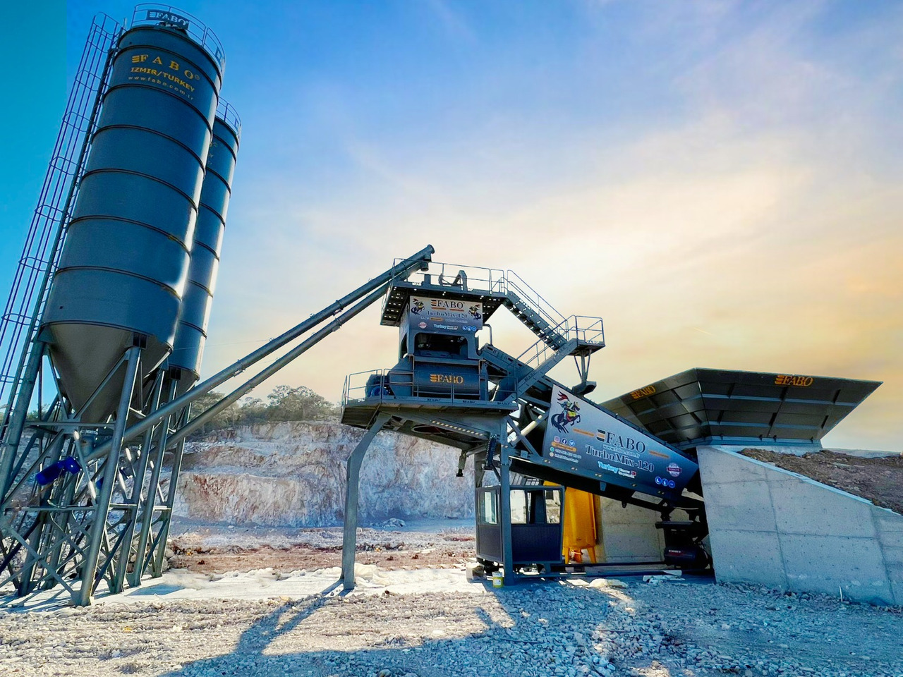 FABO Mobile Concrete Batching Plants - Concrete plant: picture 1 FABO Mobile Concrete Batching Plants - Concrete plant: picture 1