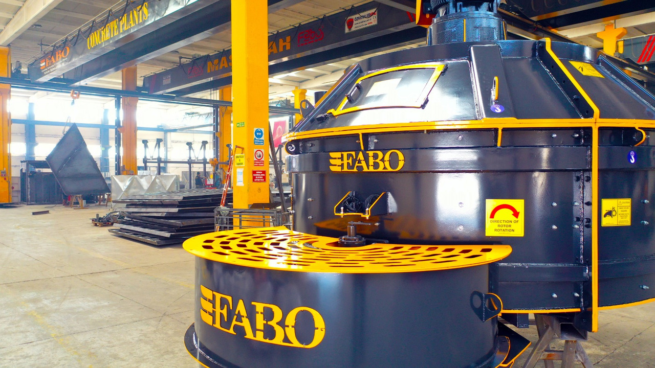 FABO twin shaft mixer - Concrete mixer: picture 1 FABO twin shaft mixer - Concrete mixer: picture 1