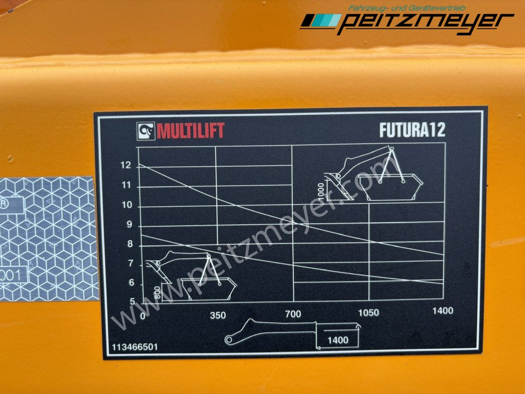 Skip loader truck DAF CF 410 FA Multilift Futura 12 Tele + Zusatzverriegelung: picture 24