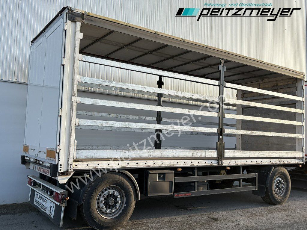 KRUKENMEIER PRITSCHENANHÄNGER 18 T. mit Durchlade - Curtainsider trailer: picture 1 KRUKENMEIER PRITSCHENANHÄNGER 18 T. mit Durchlade - Curtainsider trailer: picture 1