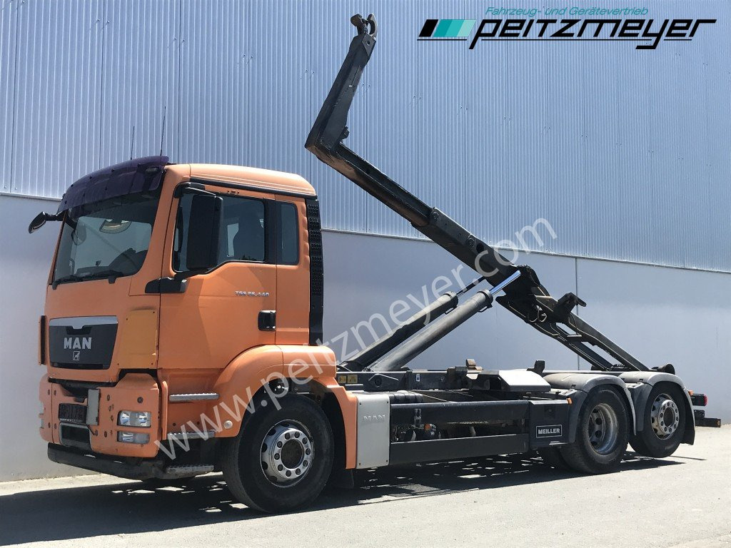 MAN TGS 26.440 BL6x2 Meiller RK 2070 mit Lenkachse - Hook lift truck: picture 1 MAN TGS 26.440 BL6x2 Meiller RK 2070 mit Lenkachse - Hook lift truck: picture 1