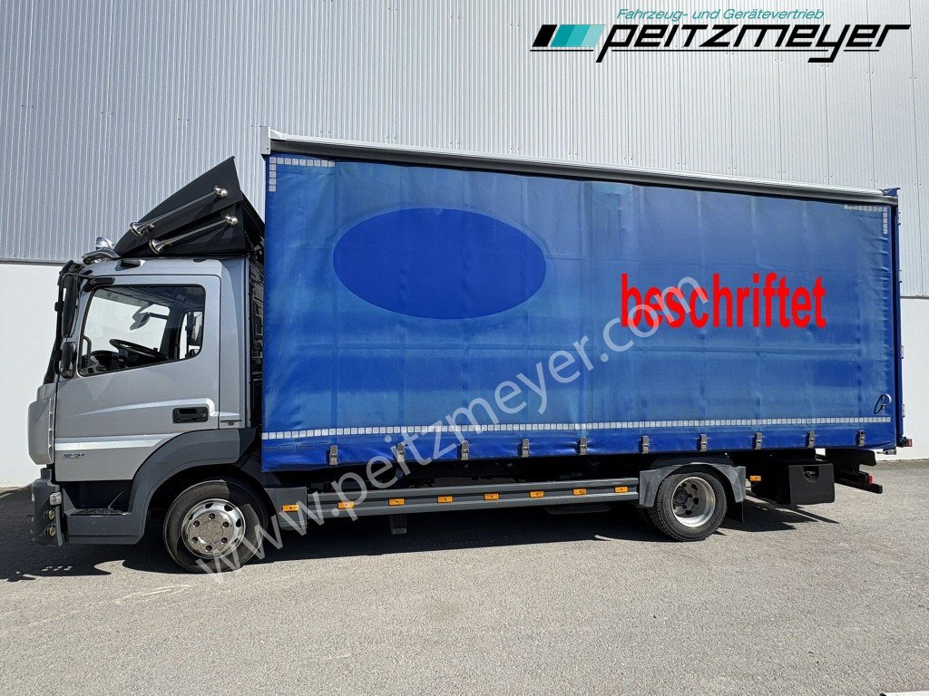 Curtainsider truck MERCEDES-BENZ Atego 821 L Pritsche ohne LBW: picture 7