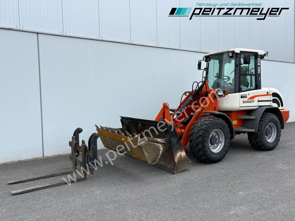 SCHAEFF RADLADER SKL 834 Palettengabel + Klappschaufel - Wheel loader: picture 1 SCHAEFF RADLADER SKL 834 Palettengabel + Klappschaufel - Wheel loader: picture 1