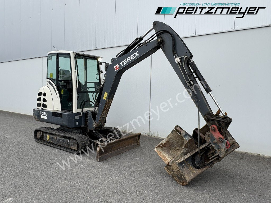 TEREX MINIBAGGER TC 35 mit hydr. Schwenklöffel 1.300 mm - Mini excavator: picture 2 TEREX MINIBAGGER TC 35 mit hydr. Schwenklöffel 1.300 mm - Mini excavator: picture 2