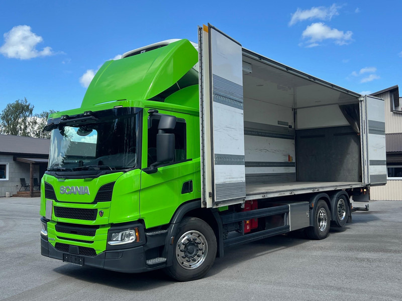 Scania P410 6X2 THERMO KING T-1200R OPEN SIDE - Refrigerator truck: picture 1 Scania P410 6X2 THERMO KING T-1200R OPEN SIDE - Refrigerator truck: picture 1