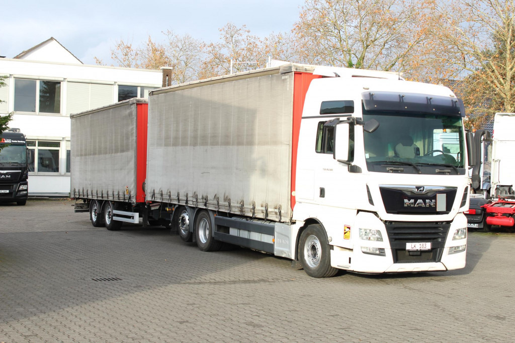 Curtainsider truck MAN TGX 26.500 XXL Retarder Kühlbox Kompletter ZUG: picture 9