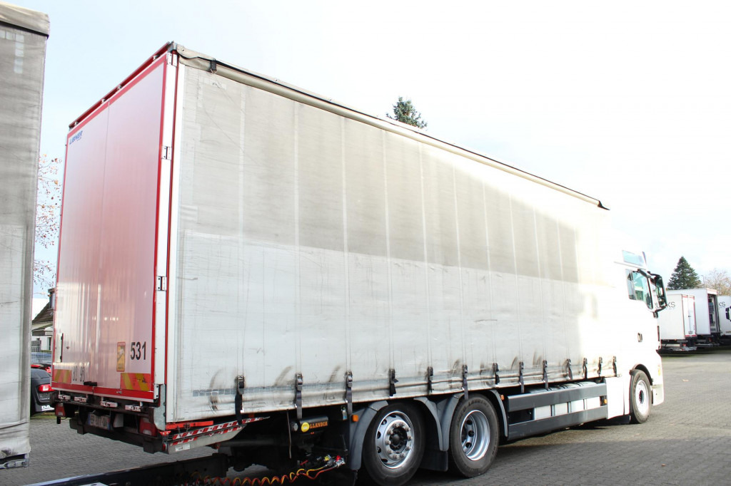 Curtainsider truck MAN TGX 26.500 XXL Retarder Kühlbox Kompletter ZUG: picture 11