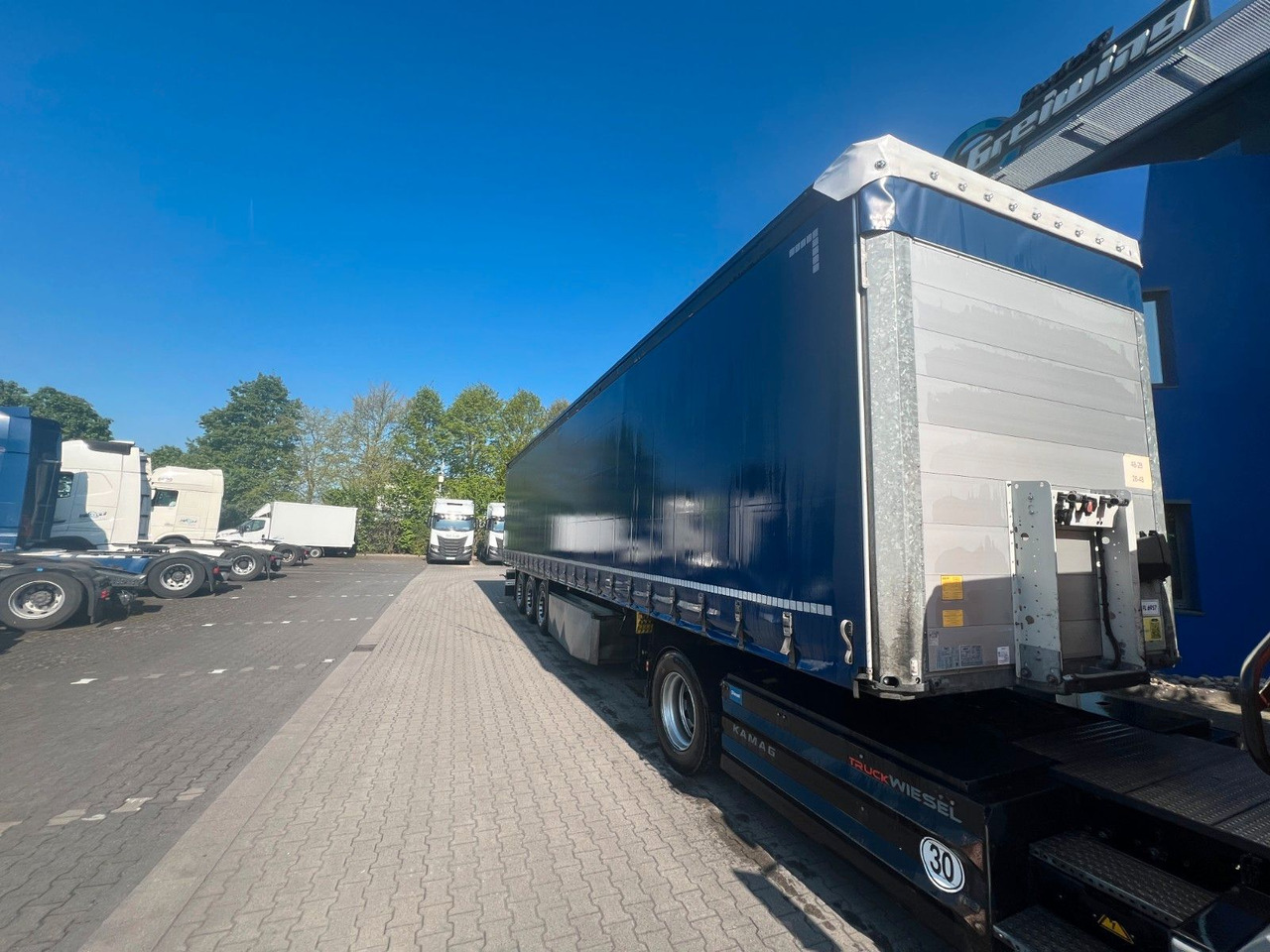 Schmitz Cargobull SCS 24/L - 13.62 E B, Palettenkasten - Curtainsider semi-trailer: picture 1 Schmitz Cargobull SCS 24/L - 13.62 E B, Palettenkasten - Curtainsider semi-trailer: picture 1