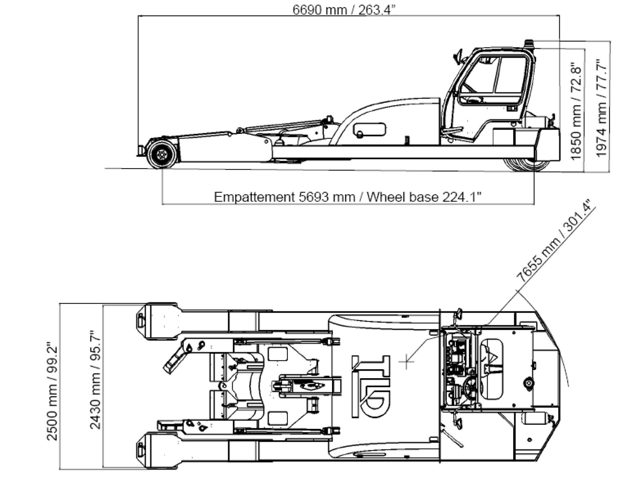 TLD Towbarless Pushback TPX 100 E - Pushback tractor: picture 5 TLD Towbarless Pushback TPX 100 E - Pushback tractor: picture 5