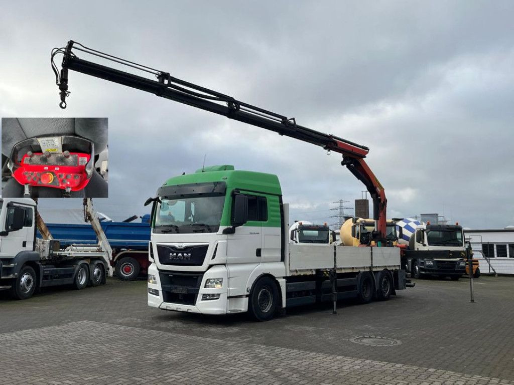MAN TG-X 26.480 6x2 Pritsche Heckkran Palfinger 2400 - Truck, Crane truck: picture 1 MAN TG-X 26.480 6x2 Pritsche Heckkran Palfinger 2400 - Truck, Crane truck: picture 1