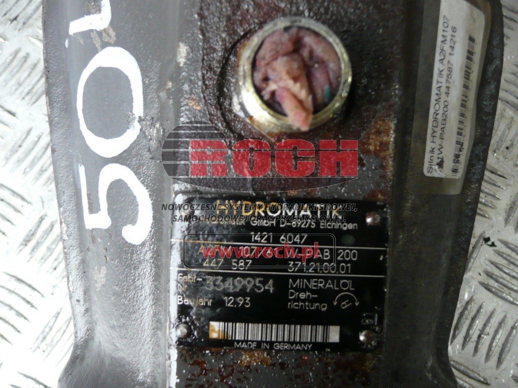 HYDROMATIK 14216047 A2FM107/61W-PAB200 447587 371.21.00.01 - Hydraulic motor: picture 1 HYDROMATIK 14216047 A2FM107/61W-PAB200 447587 371.21.00.01 - Hydraulic motor: picture 1