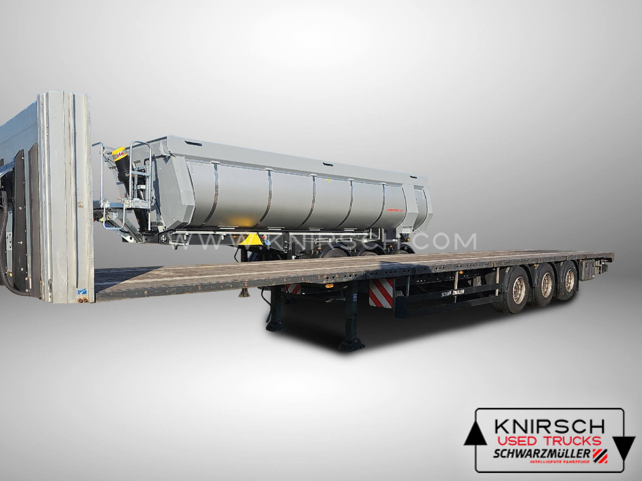 SCHWARZMUELLER J-3A-80 Plateausattel - Dropside/ Flatbed trailer: picture 1 SCHWARZMUELLER J-3A-80 Plateausattel - Dropside/ Flatbed trailer: picture 1