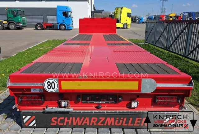 Schwarzmüller Tieflader ausziehbar gelenkt - Low loader semi-trailer: picture 2 Schwarzmüller Tieflader ausziehbar gelenkt - Low loader semi-trailer: picture 2