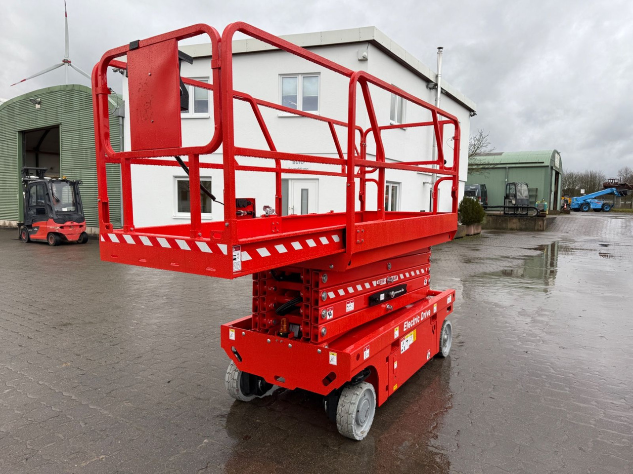 Scissor lift ELS EL12-E, Scherenarbeitsbühne 12 m, Elektro: picture 9
