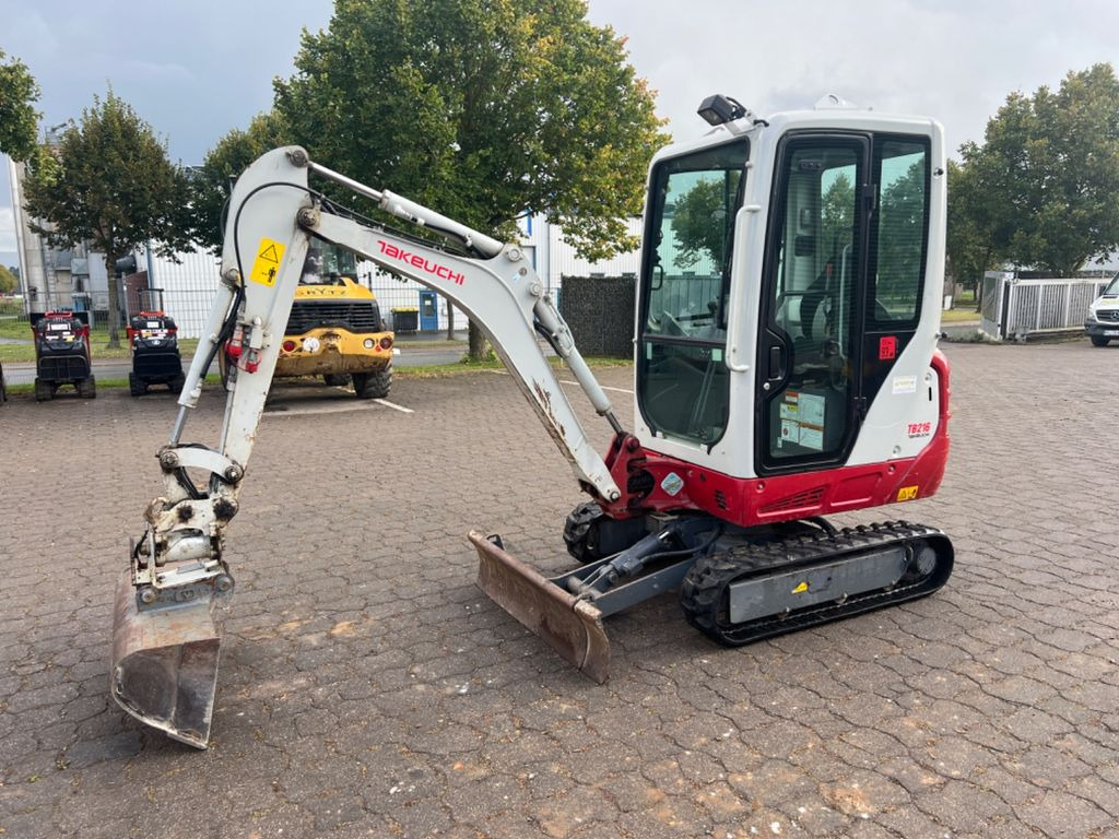 Takeuchi TB 216 V4 Bj 20, 1000 BH Powertilt HS01 3 Löffel - Mini excavator: picture 1 Takeuchi TB 216 V4 Bj 20, 1000 BH Powertilt HS01 3 Löffel - Mini excavator: picture 1