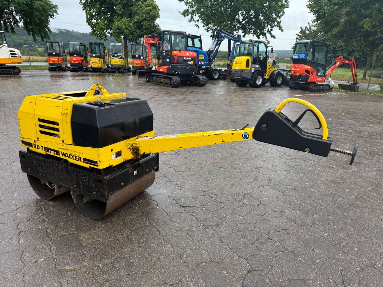 Wacker RD 7 H-S, Tandemwalze, Vibration, Wasser - Mini roller: picture 4 Wacker RD 7 H-S, Tandemwalze, Vibration, Wasser - Mini roller: picture 4