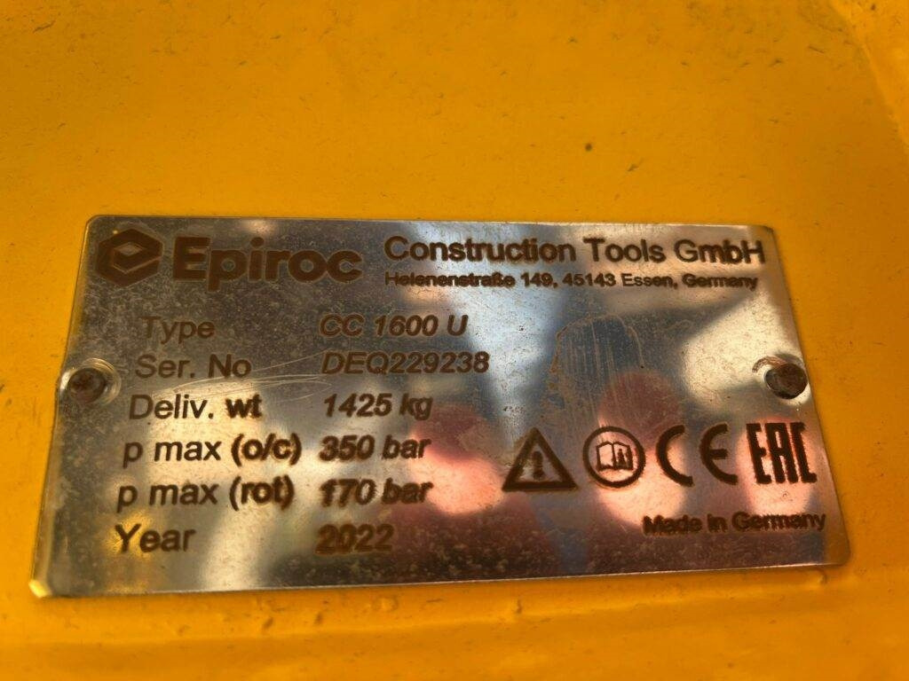 Epiroc Abbruchzange CC1600U - Demolition shears for Construction machinery: picture 4 Epiroc Abbruchzange CC1600U - Demolition shears for Construction machinery: picture 4