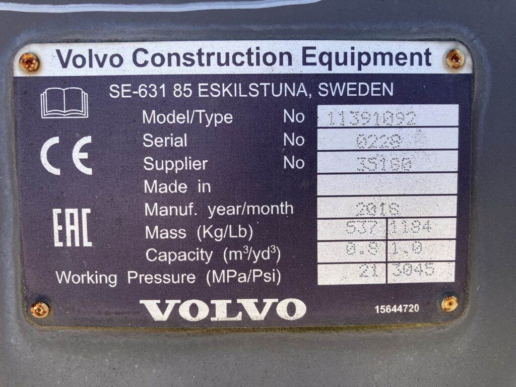Volvo Klappschaufel mit Zähnen TPZ - Bucket: picture 5 Volvo Klappschaufel mit Zähnen TPZ - Bucket: picture 5