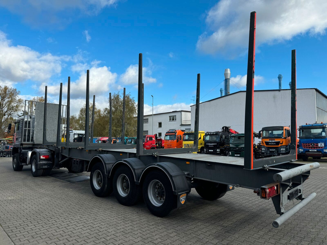 BLUMHARDT SAL.40.24 Holztransporter 3 Achse - Log semi-trailer: picture 5 BLUMHARDT SAL.40.24 Holztransporter 3 Achse - Log semi-trailer: picture 5