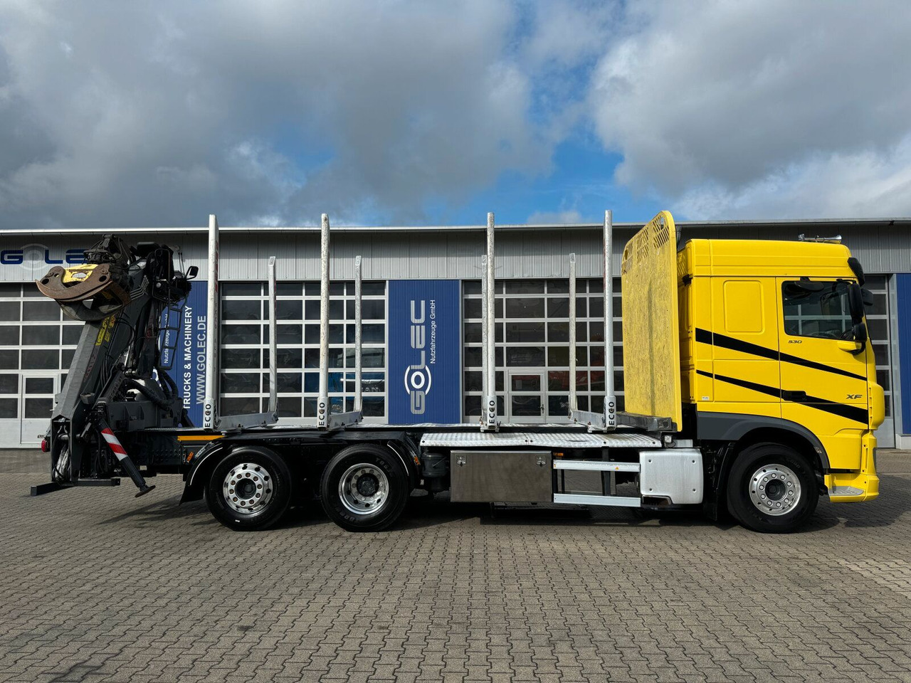 DAF XF 530 6x2 Holztransport Kran PENZ 15Z9.50 *Anh. - Log truck, Crane truck: picture 4 DAF XF 530 6x2 Holztransport Kran PENZ 15Z9.50 *Anh. - Log truck, Crane truck: picture 4