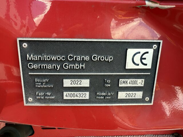 Grove Manitowoc GMK 4100L-2 Autokran 8x6 - All terrain crane: picture 3 Grove Manitowoc GMK 4100L-2 Autokran 8x6 - All terrain crane: picture 3