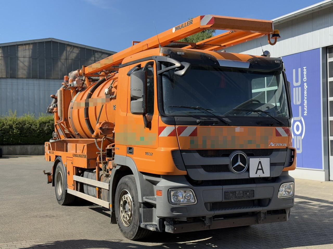 Mercedes-Benz ACTROS 1832 L Kanalreiniger MÜLLER 10.000 L - Vacuum truck: picture 1 Mercedes-Benz ACTROS 1832 L Kanalreiniger MÜLLER 10.000 L - Vacuum truck: picture 1