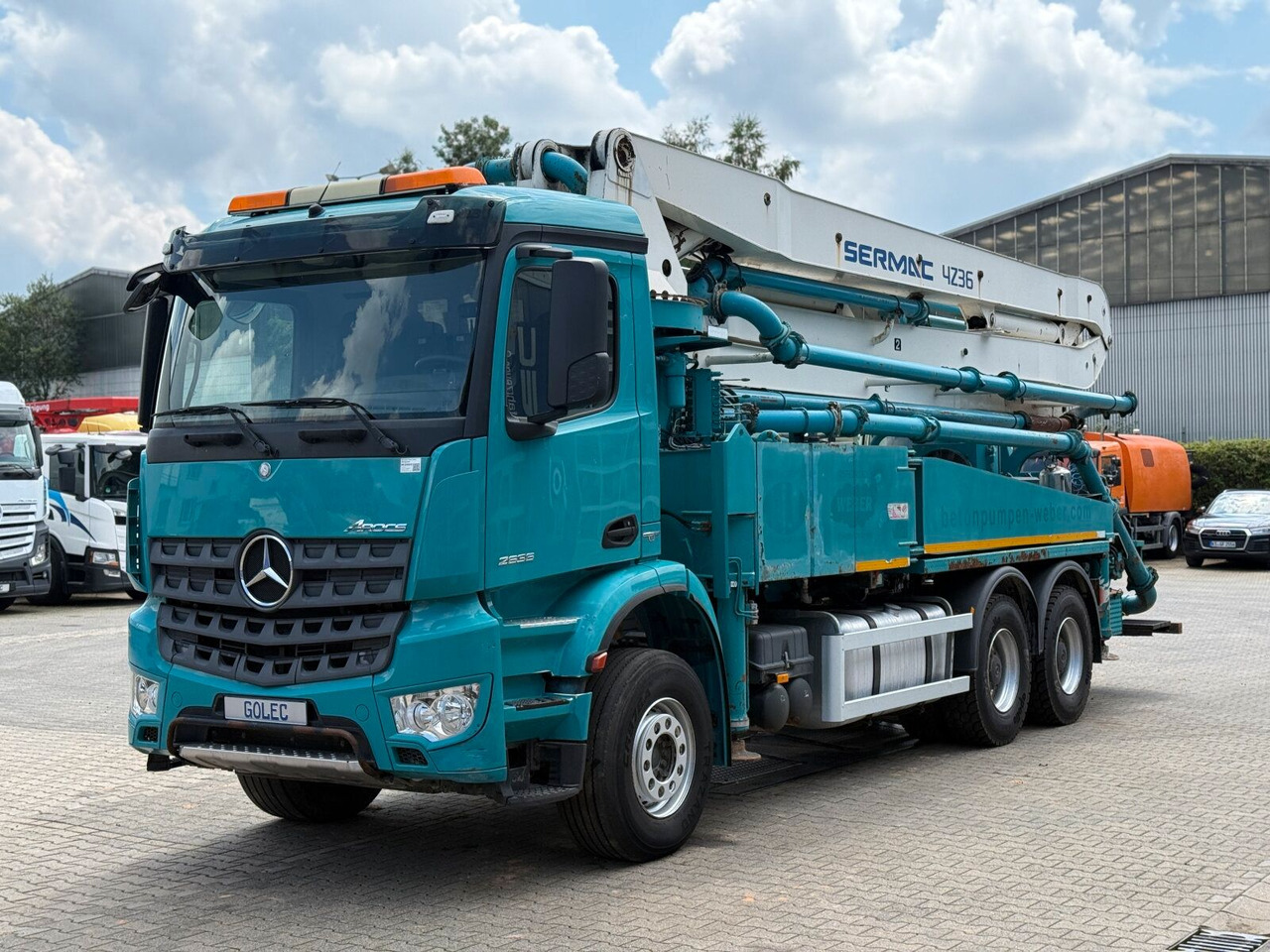 Mercedes-Benz AROCS 2636 6x4 Euro 6 Betonpumpe SERMAC 4Z36 - Concrete pump truck: picture 2 Mercedes-Benz AROCS 2636 6x4 Euro 6 Betonpumpe SERMAC 4Z36 - Concrete pump truck: picture 2
