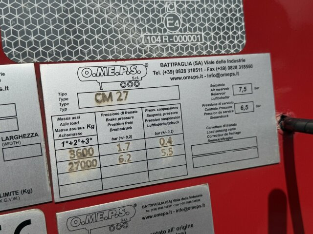 O.ME.P.S Silo Auflieger 27 m³ 3 Achs leasing O.ME.P.S Silo Auflieger 27 m³ 3 Achs: picture 15 O.ME.P.S Silo Auflieger 27 m³ 3 Achs leasing O.ME.P.S Silo Auflieger 27 m³ 3 Achs: picture 15