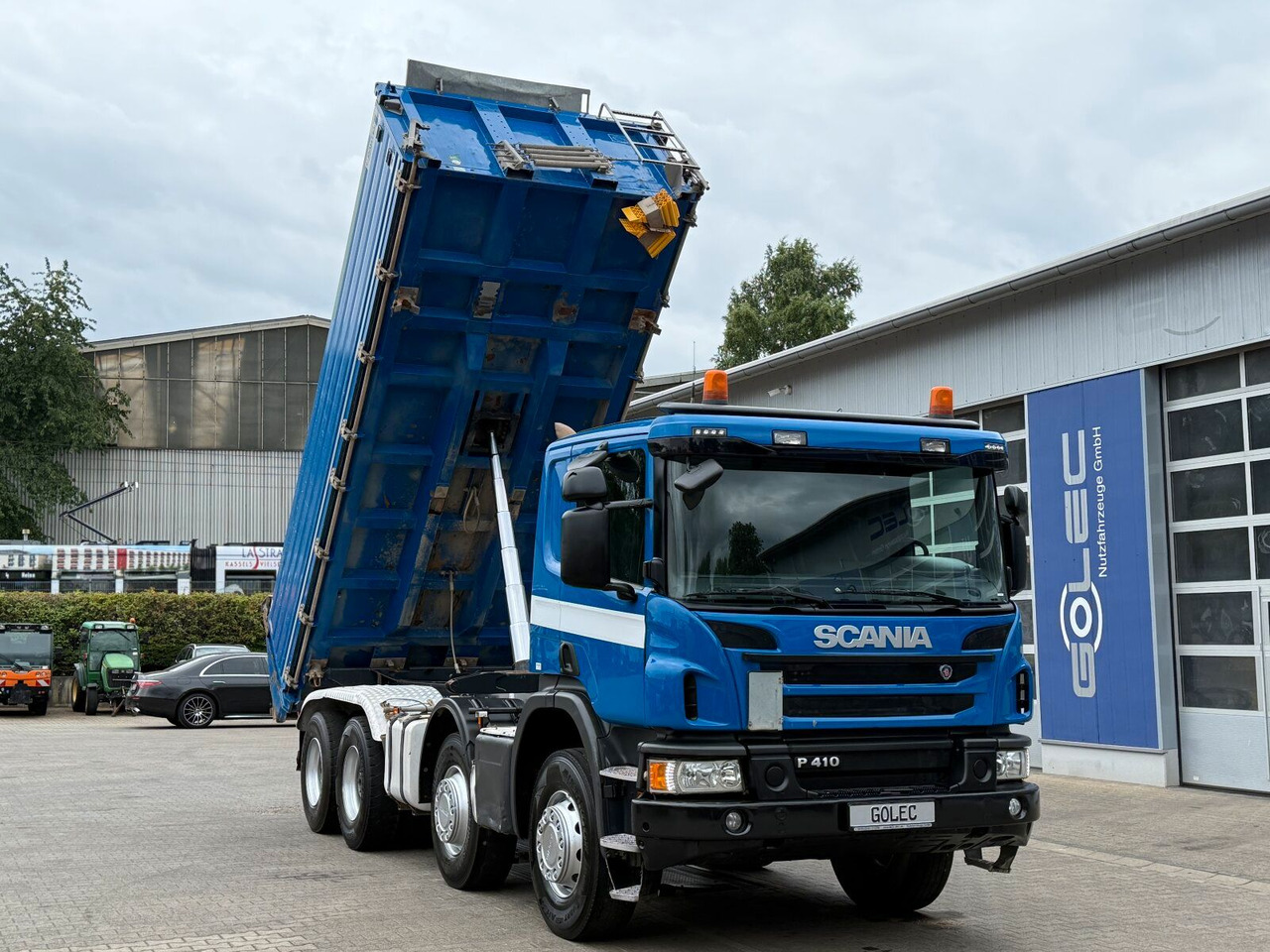 Scania P 410 8x4 Dreiseitenkipper DAUTEL - Tipper: picture 2 Scania P 410 8x4 Dreiseitenkipper DAUTEL - Tipper: picture 2