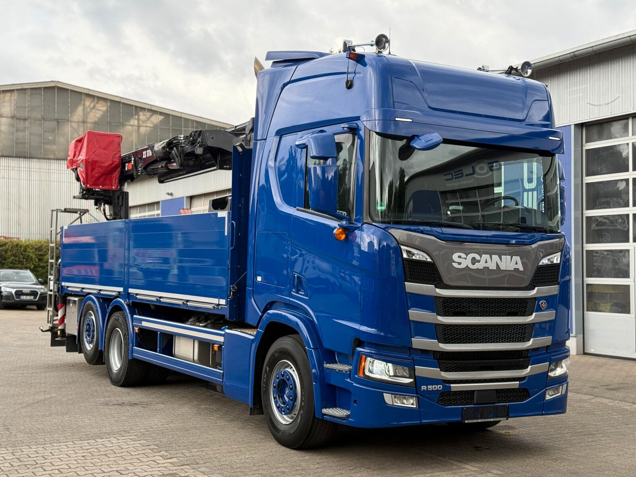 Scania R500 6x2 Pritsche mit Kran HIAB 177K PRO - Dropside/ Flatbed truck, Crane truck: picture 1 Scania R500 6x2 Pritsche mit Kran HIAB 177K PRO - Dropside/ Flatbed truck, Crane truck: picture 1